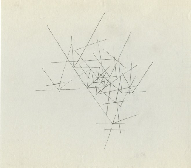 SIDNEY GORDIN (1918-1996), Drawing #71, c. 1942