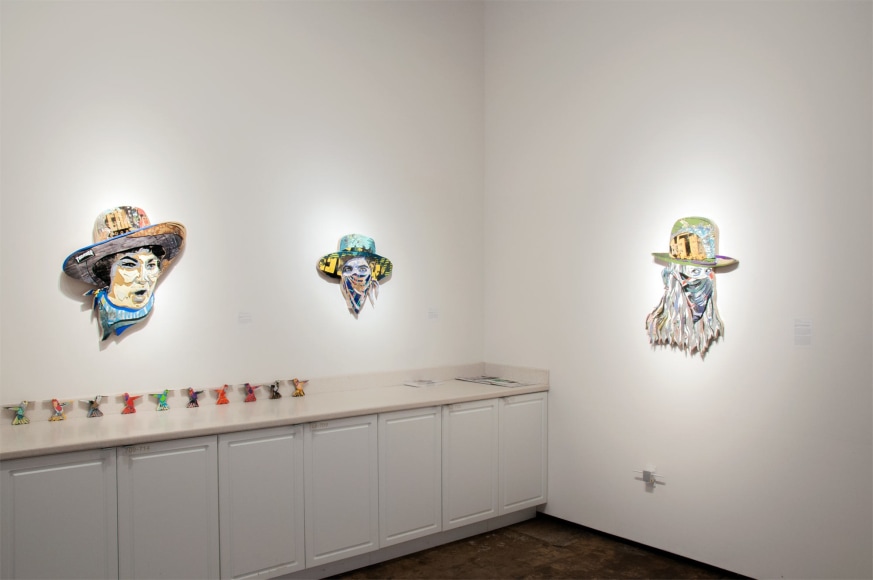 INGA GUZYTE #rebelwomen installation photograph, Germaine Greer, Malala, Inga Guzyte