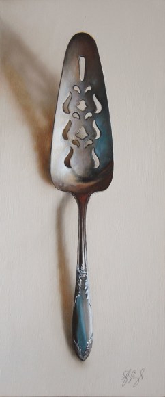 LESLIE LEWIS SIGLER , Silver Server #35, The Pushover, 2022