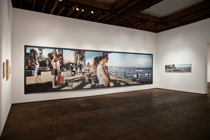 John Nava: Painting &amp; Tapestry installation photograph