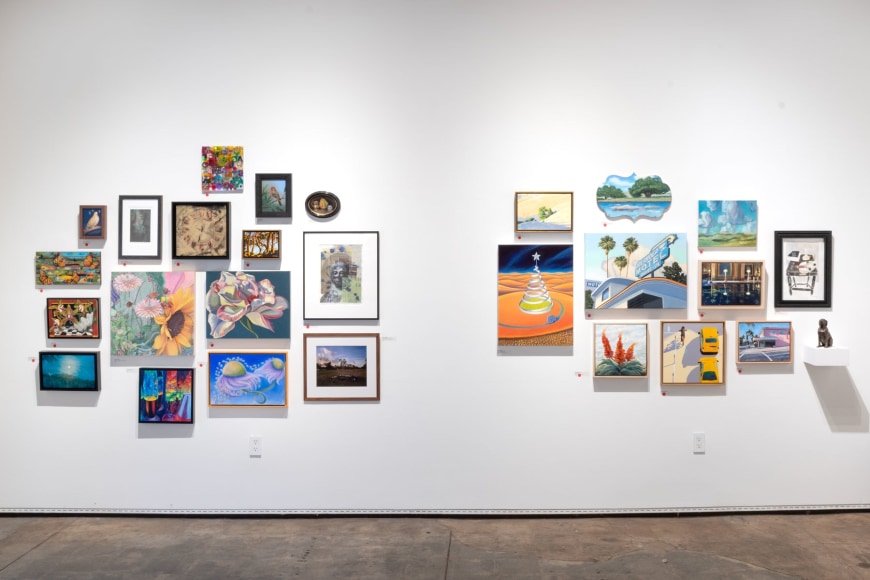 100 GRAND (100 works of art for $1,000 or less each) installation shot