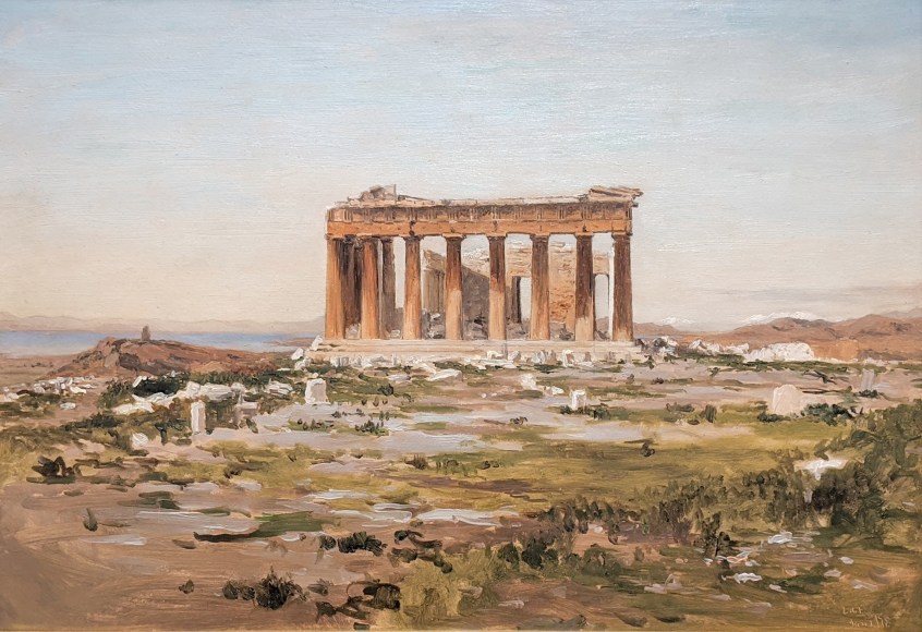 LOCKWOOD DE FOREST (1850-1932), East Front of Parthenon, January 31, 1878