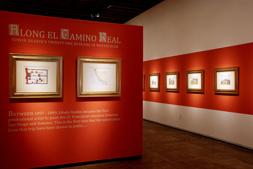 ALONG EL CAMINO REAL: Edwin Deakin's 21 Missions in Watercolor installation