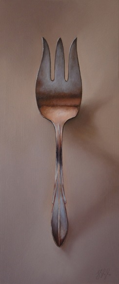 LESLIE LEWIS SIGLER, SIlver Spoon #47, The Maestro, 2016