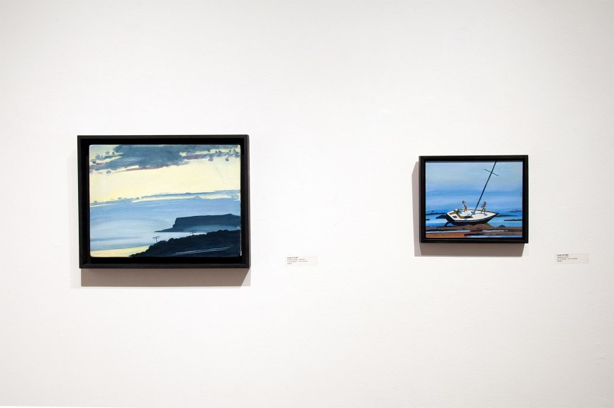 Installation photograph of The Winter Salon II, 2019 with Hank Pitcher