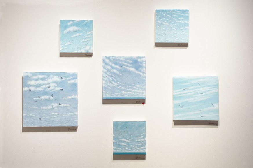 Installation photograph of THE GREEN HOUSE: Liz Brady, Erika Carter, Virginia McCracken