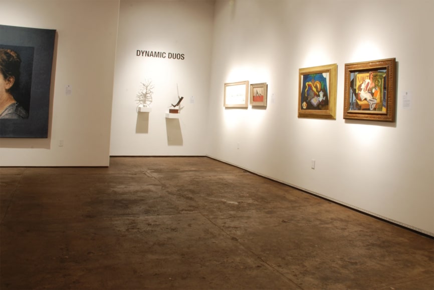 Dynamic Duos Installation, Francis Criss, Morgan Russell, Leon Kelly, Edgar Ewing, Sidney Gordin, Ken Bortolazzo, John Navaa