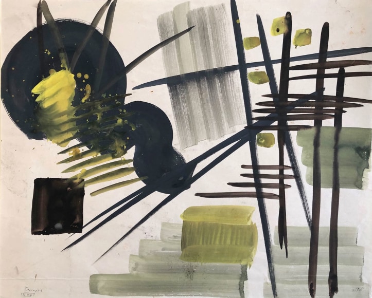 WERNER DREWES (1899-1985), Grids in Space, 1941