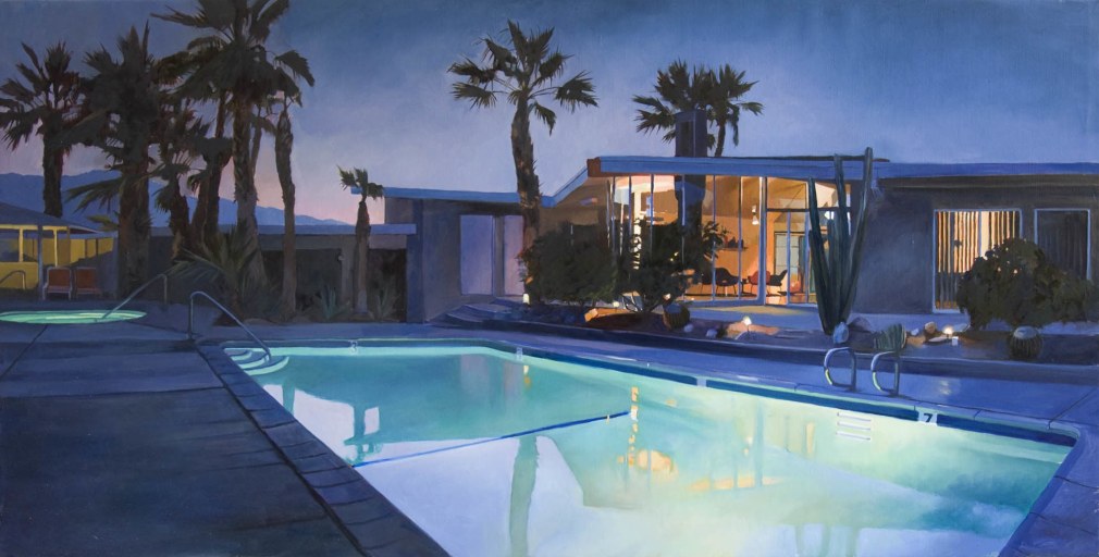 Patricia Chidlaw, Pool at Dusk,