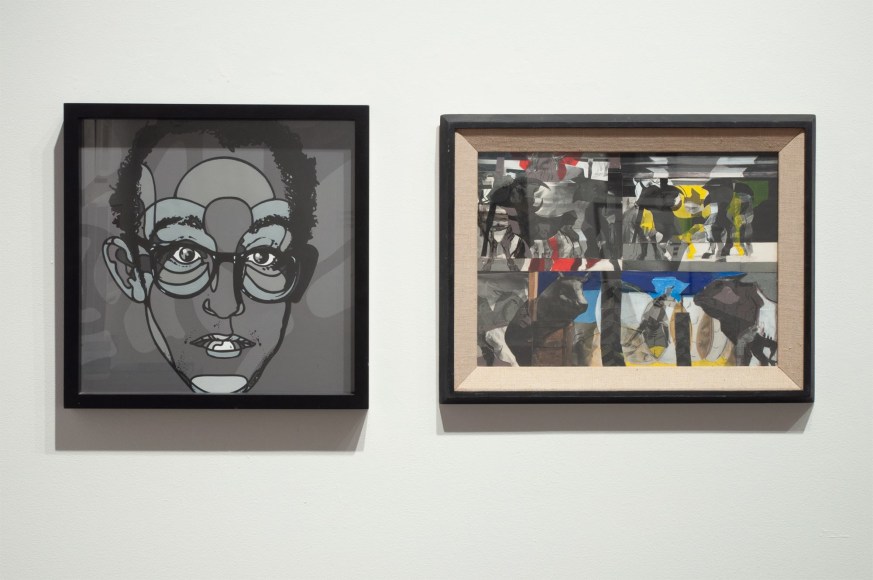 Installation photograph of The Summer Salon, 2020, David Flores, Howard Warshaw