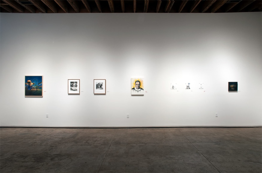 Installation photograph of REAL WOMEN: Realist Art by American Women, Patrica Chidlaw, Imogen Cunningham, Niki Byrne, Adonna Khare, Susan Savage