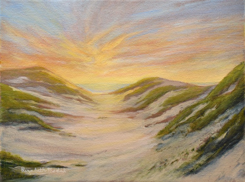 LIZABETH MADAL, Coastal Dunes Sunset, 2021