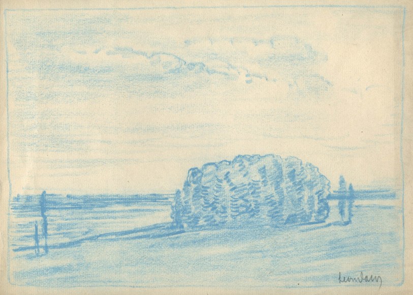 Leon Dabo, A Grove of Trees by the Water, c. 1905