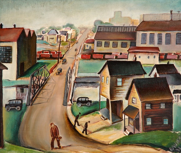 JOHN DAVIES (1901-1965), Stevenson Street, 1931
