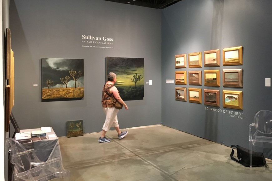 Seattle Art Fair, 2016 installation photograph, Chris Peters, Lockwood de Forest