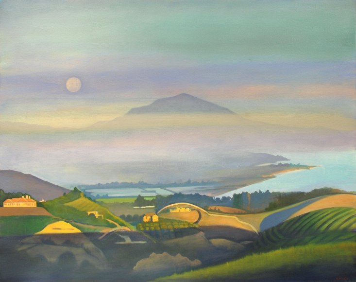 Hank Pitcher,  Moon over Ortega Ridge