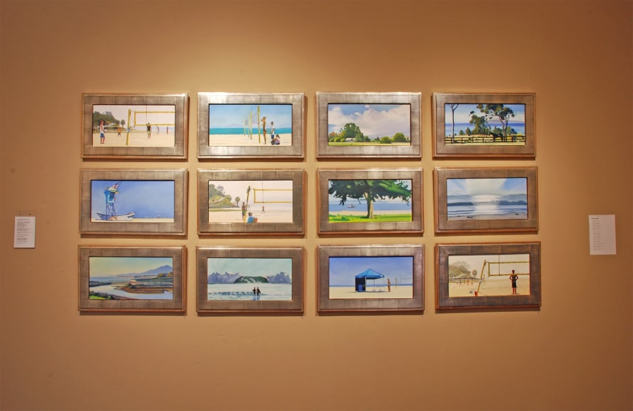 AN EVEN DOZEN installation, Hank Pitcher