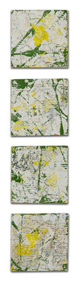 Philip Koplin, &quot;Yellow, Green and White&quot; Quadtych,