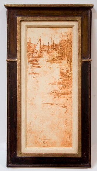Nell Brooker Mayhew, Evening Boats, c. 1905