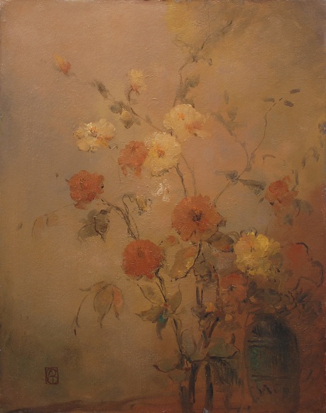 LEON DABO, Garden Flowers Still Life, c. 1918