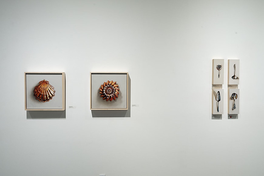 Installation photograph of LESLIE LEWIS SIGLER: Potluck, 2022