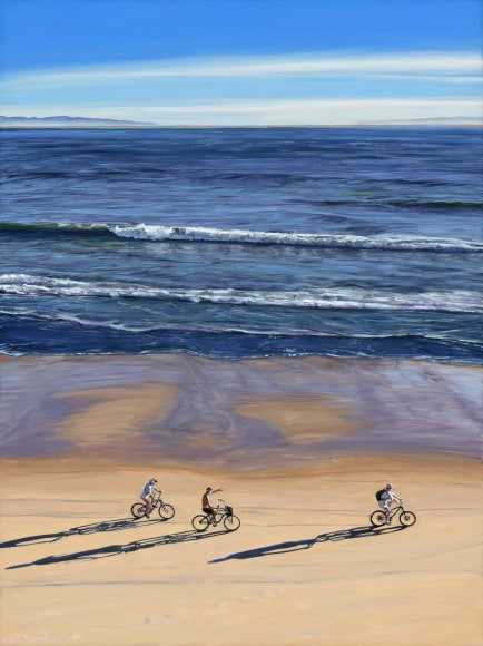 MARY-AUSTIN KLEIN , Low Tide Spin - Refugio  Beach, 2022