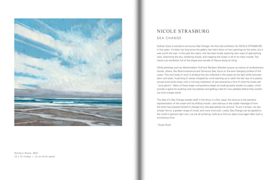 NICOLE STRASBURG: Sea Change, Pages 4 and 5