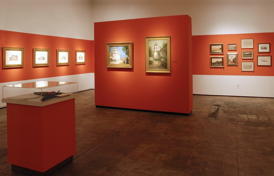 ALONG EL CAMINO REAL: Edwin Deakin's 21 Missions in Watercolor installation