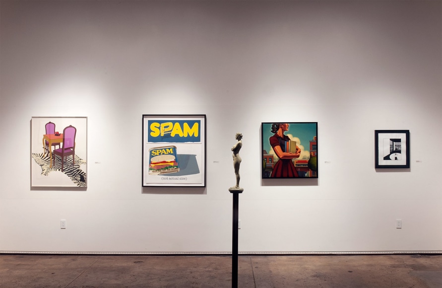 L.A. in S.B. 2 installation photograph, Ken Price, Dave Lefner, Robert Graham, Kenton Nelson, Ken Price