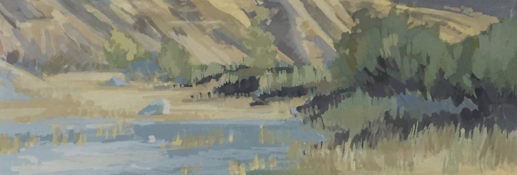 NICOLE STRASBURG , Dry Grasses, Dry Riverbed, 2018