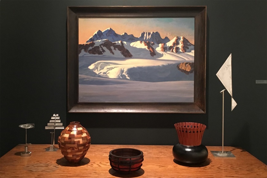 Winter Salon 2017 Installation photograph, Leland Curtis, Ken Bortolazzo, John Beaver