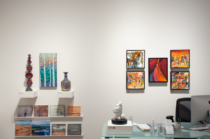 Installation photograph of 100 GRAND, 2020