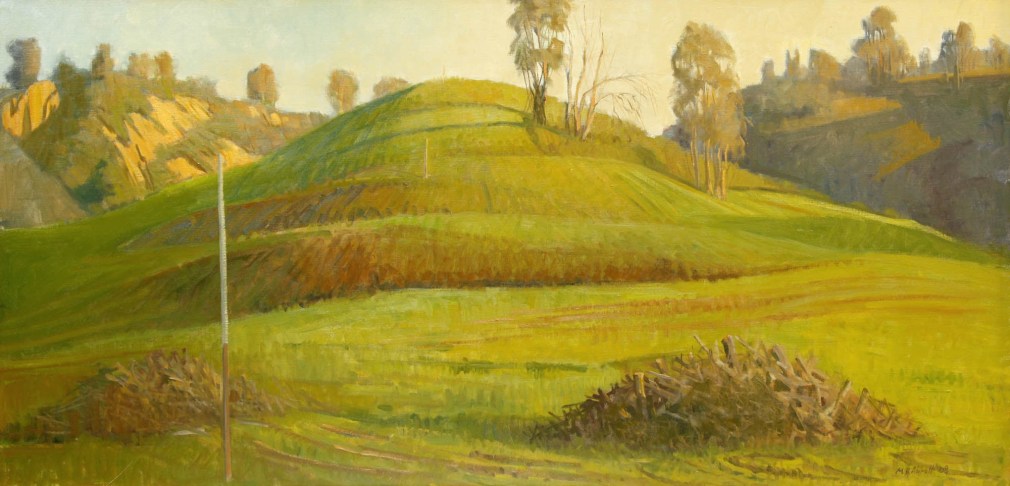 Meredith Brooks Abbott, Hill with Poles, 2008