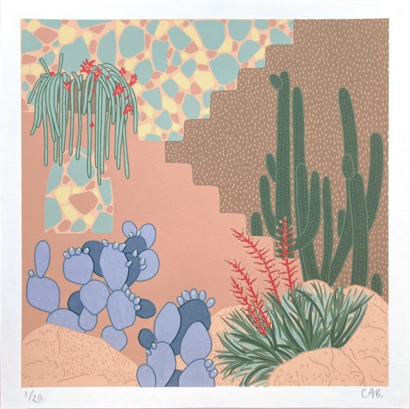 CLAUDIA  BORFIGA, Cactus Terrazo