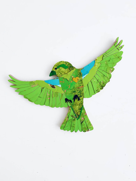 INGA GUZYTE , Young Sparrow Heart of Gold, 2022