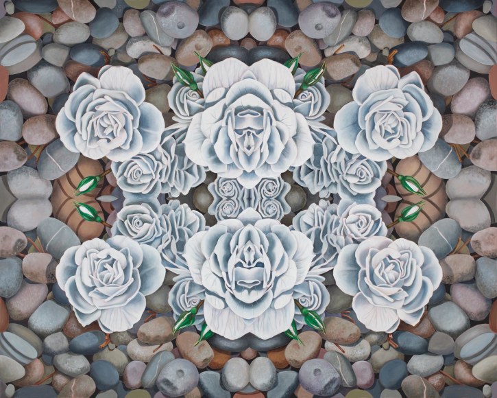 DOROTHY CHURCHILL-JOHNSON, Rocks and Roses, 2021