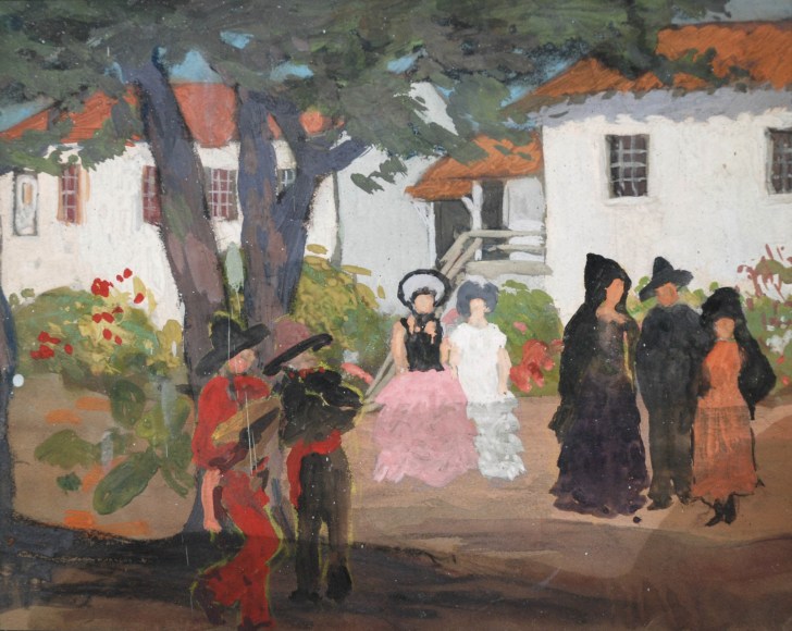 Mary DeNeale Morgan, Monterey Fiesta, c. 1910