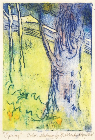 NELL BROOKER MAYHEW (1876-1940), Spring, c. 1915