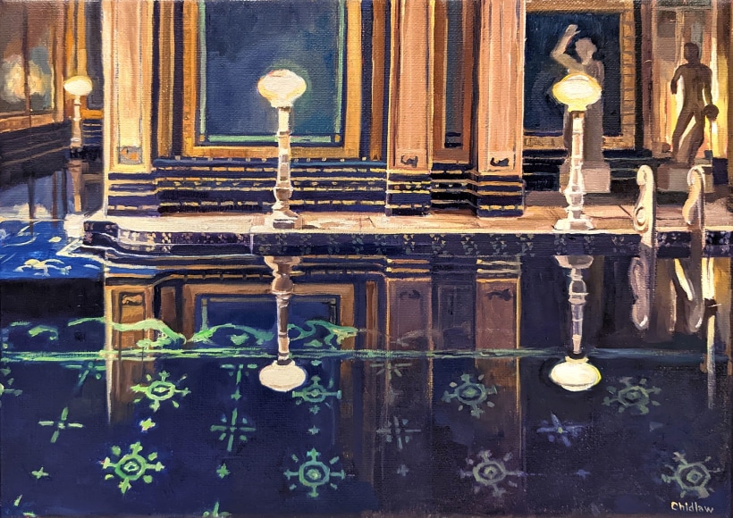 PATRICIA CHIDLAW , Julia Morgan Pool - Hurst Castle, 2022