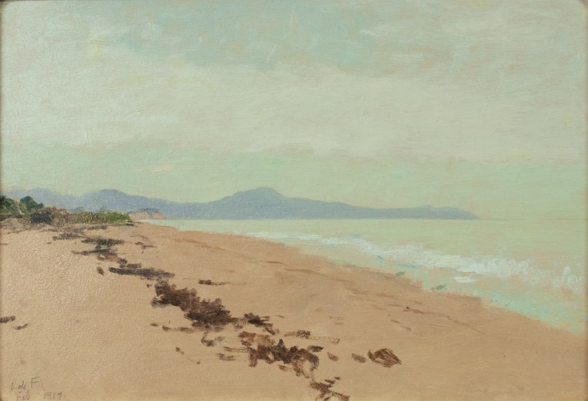 LOCKWOOD DE FOREST (1850-1932), Santa Barbara Rincon Peak &amp; Point, Feb, 1919
