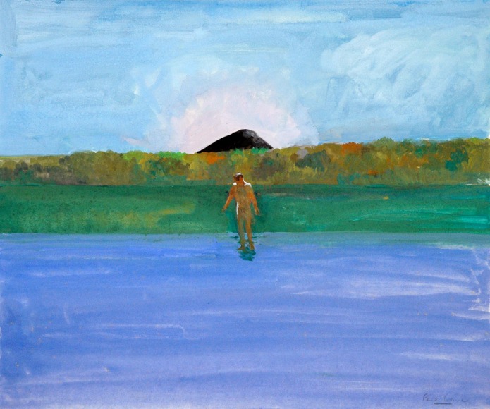 PAUL WONNER (1920-2008), Lake, Nude, Black Hill, c. 1967-68