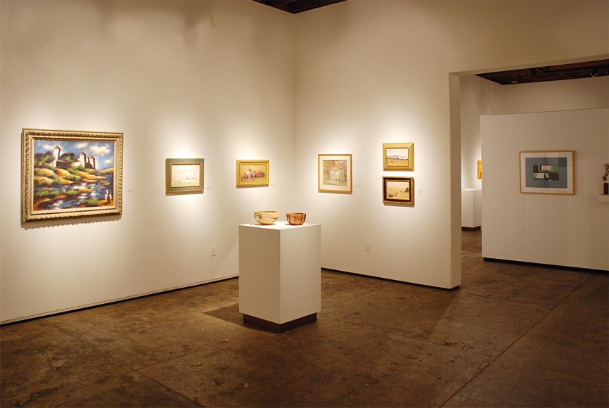 THE FALL SALON, 2012 installation, Dan Lutz, Nell Brooker Mayhew, Meredith Brooks Abbott, Colin Campbell Cooper, Lockwood de Forest, John Beaver