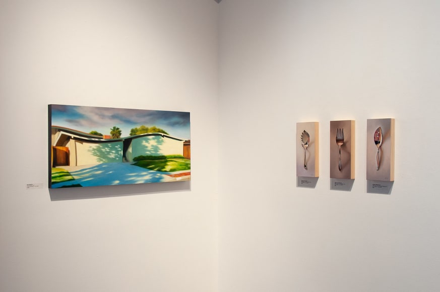 Installation photograph of SUMMER SALON II, 2019 with Leslie Lewis Sigler and Rick Monzon