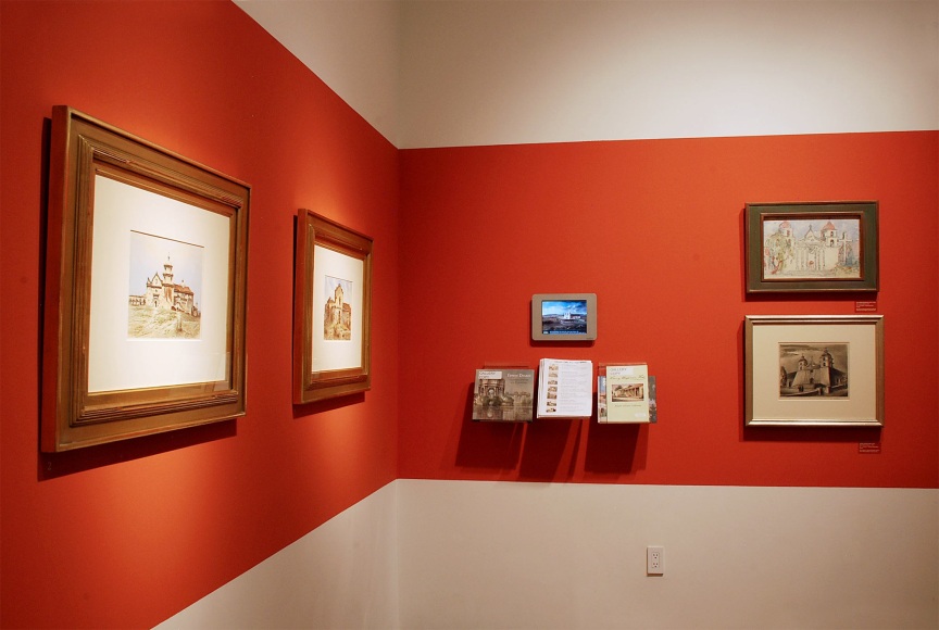 ALONG EL CAMINO REAL: Edwin Deakin's 21 Missions in Watercolor installation