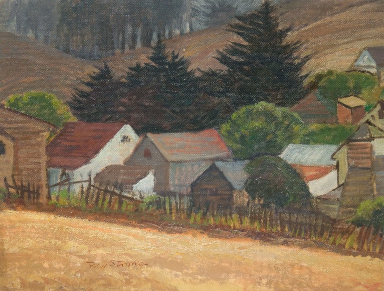 Ray Strong (1905-2006), Twilight, Bodega Town, c. 1950s