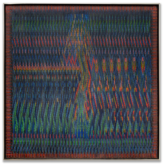 LEE MULLICAN (1919-1998), Blue Corn Window, Taos, 1974-1977