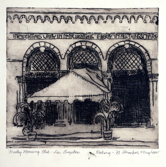 Nell Brooker Mayhew, Friday Morning Club - Los Angeles,