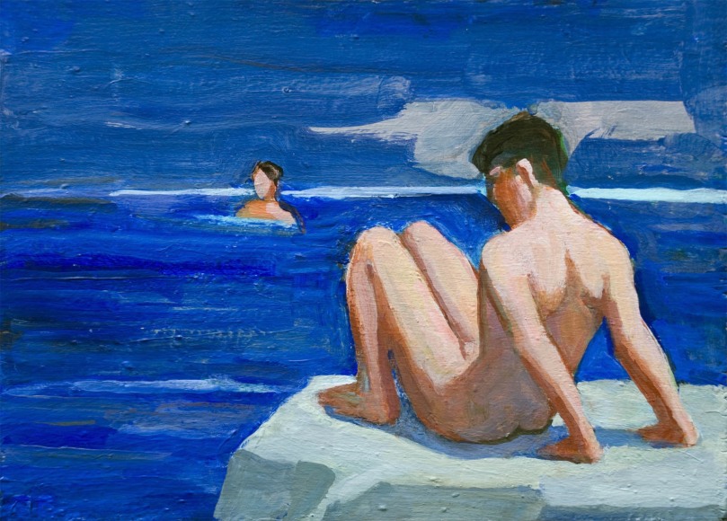William Theophilus Brown, Untitled (Two Nudes / Bathers),