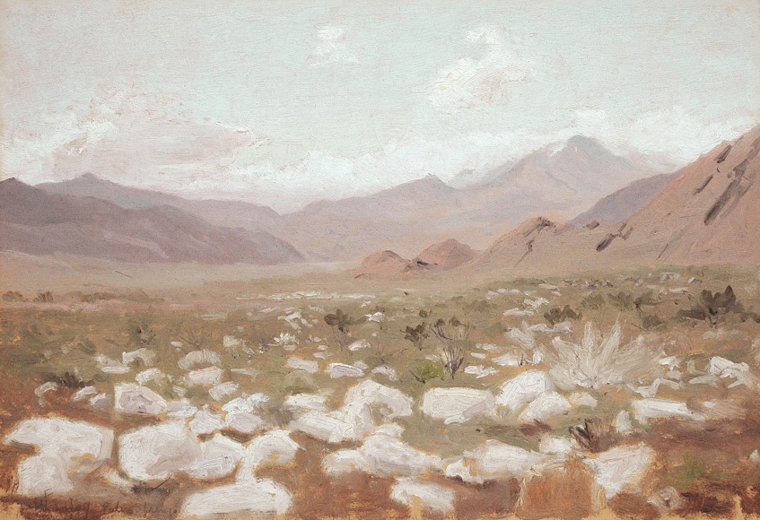 LOCKWOOD DE FOREST (1850-1932), Rocks in the Landscape, Palm Springs, Feb. 27, 1909