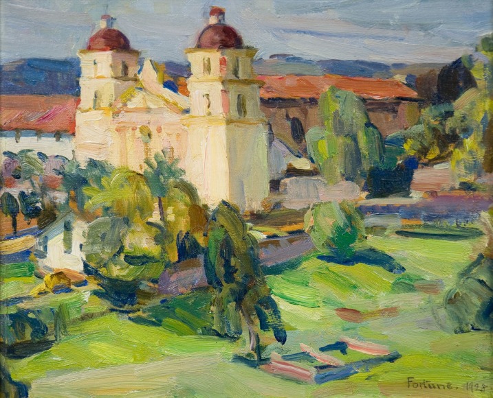 E. Charlton Fortune - Santa Barbara Mission, 1928